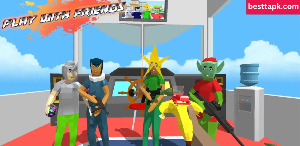 Play with Friends Dude Theft Wars Game