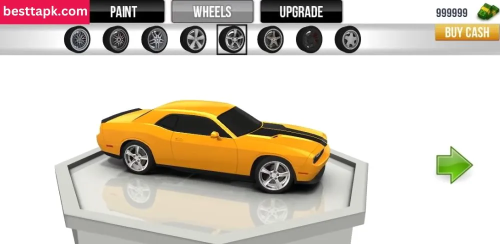 Traffic Racer Mod Apk Customization through paint and wheels