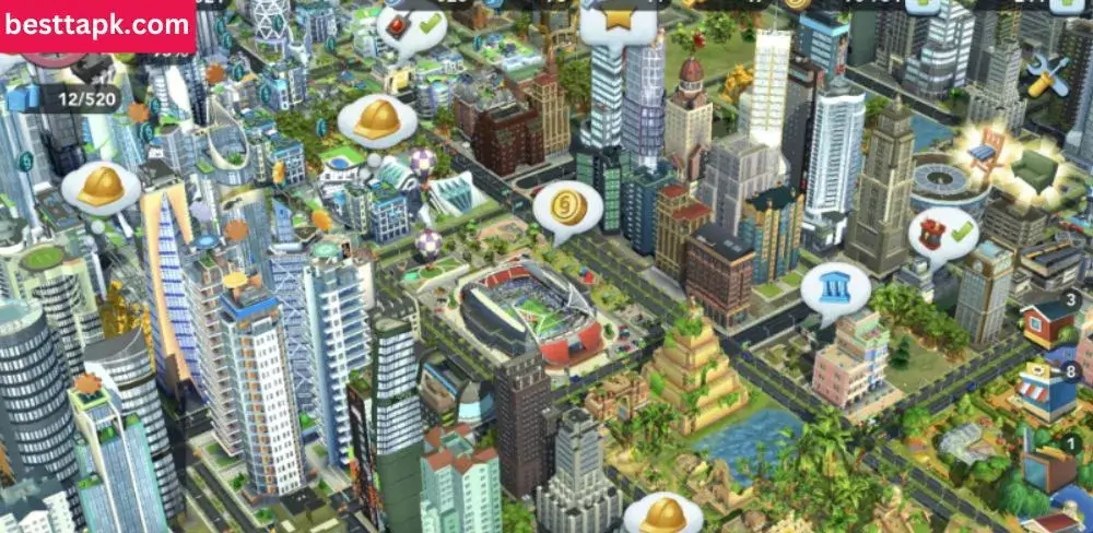 Challenges and GamePlay Overview in SimCity Buildit Mod Apk