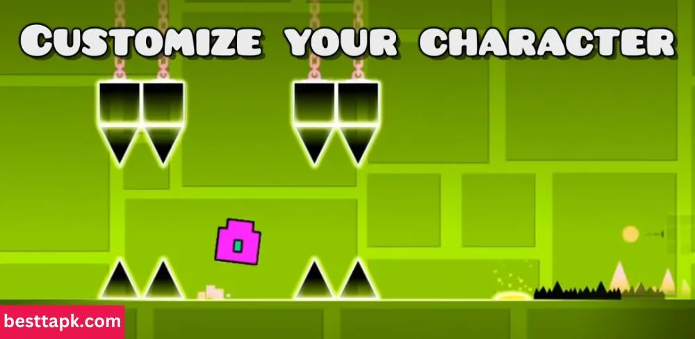 Customization of your game and Players in Geometry Dash Mod APk 