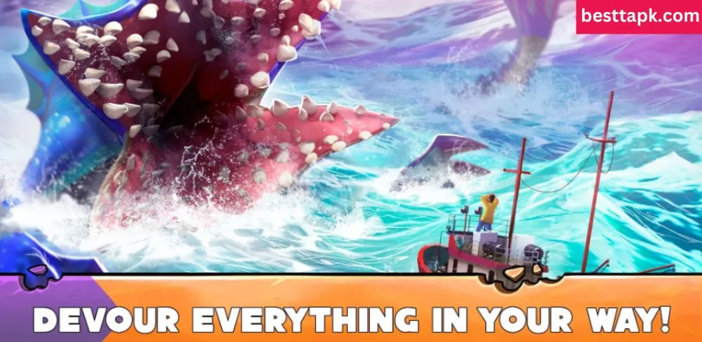 Hungry Shark Evolution Mod Apk Devour Everything in your way 