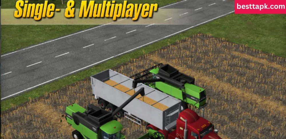  You can play single and Online Multiplayer Mode in Farming Simulator 14 Mod Apk