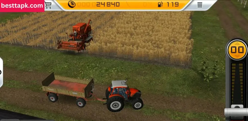 Best Dimensional Graphics are used in Farming Simulator 14 Mod Apk