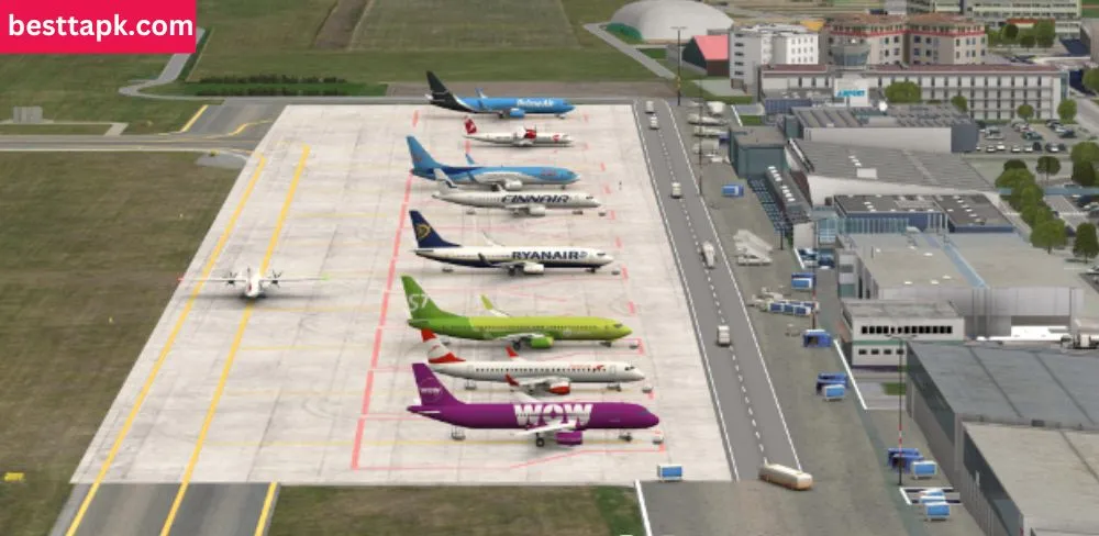 Unlocked all Airplanes in Word of Airports Mod Apk