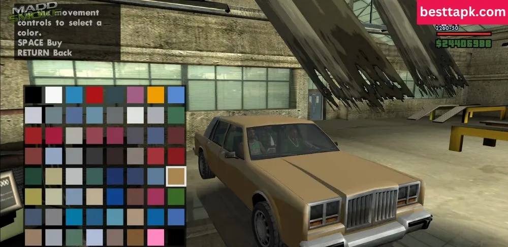You can Customize your Vehicle in GTA San Andreas Mod Apk 