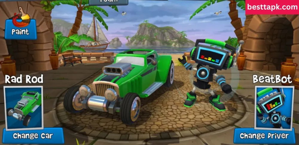 You can Personalization of your Vehicles in Beach Buggy Racing 2 Mod Apk