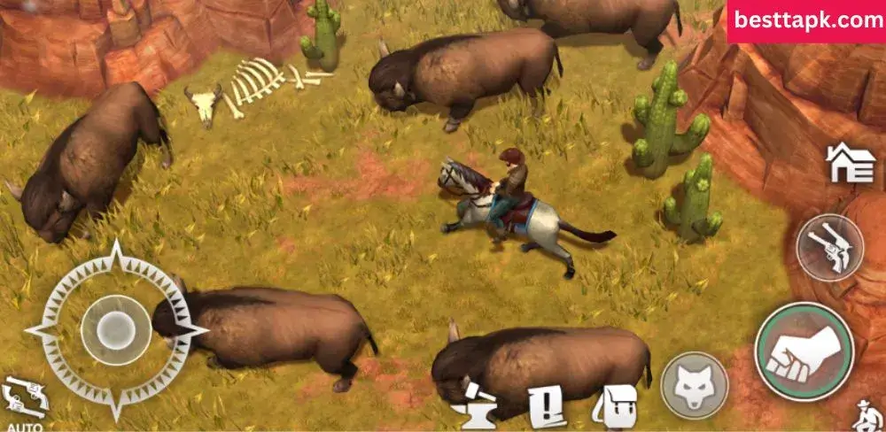 Stable Ride Horse in Westland Survival Mod Apk